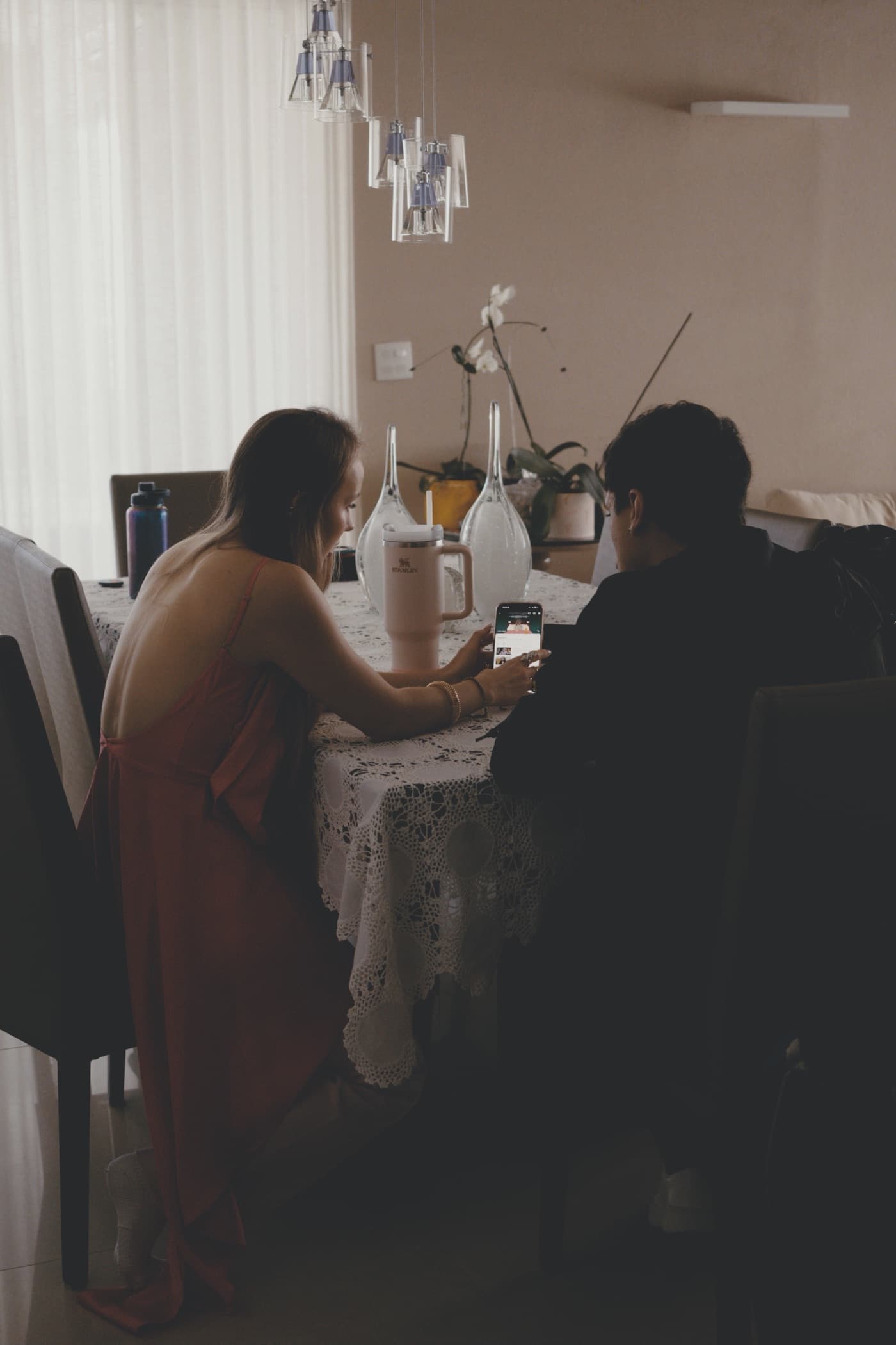 Cena gravada em ambiente real